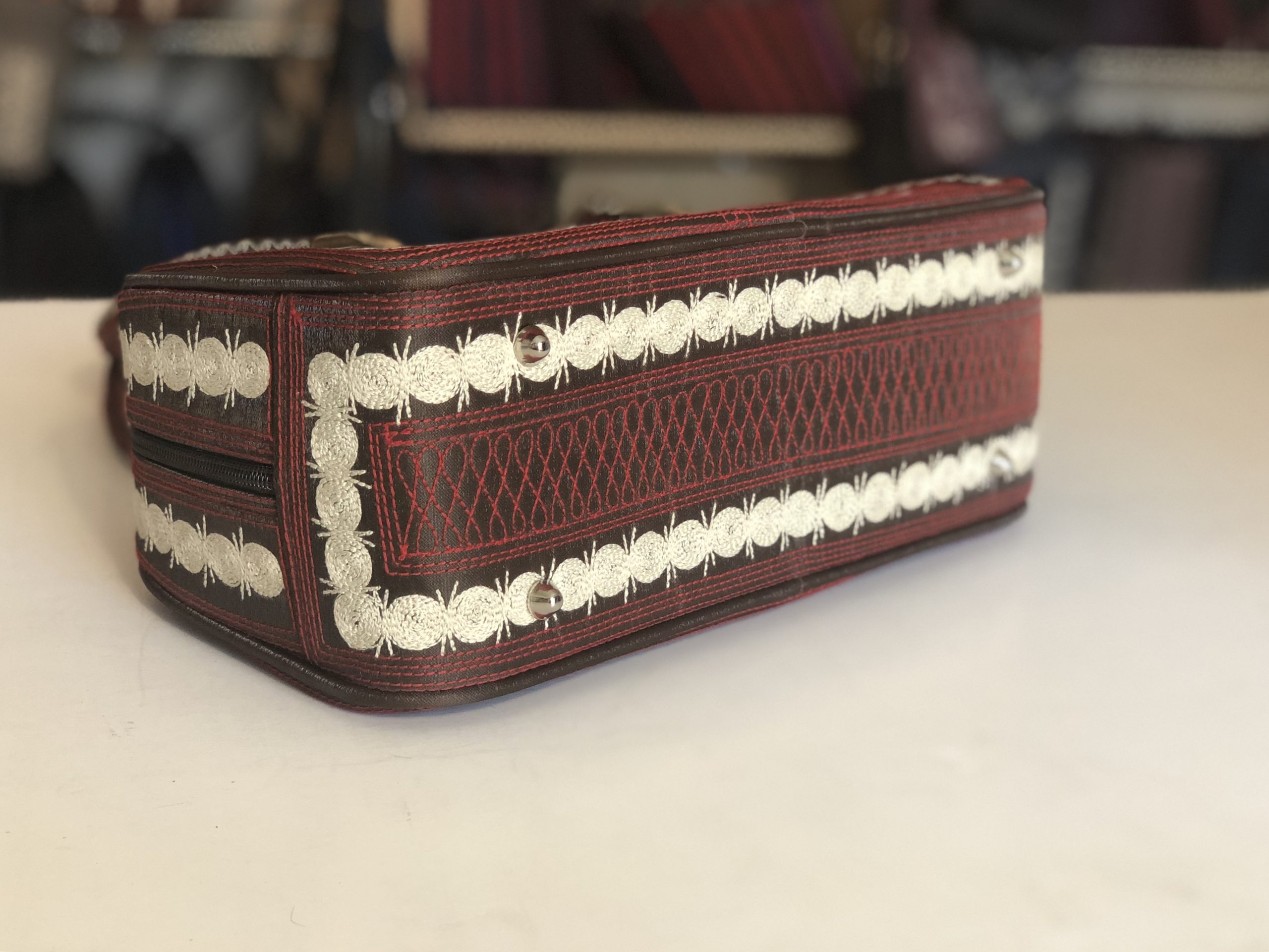 Percaya Handmade Handbag Vegan Embroidered - Image 5