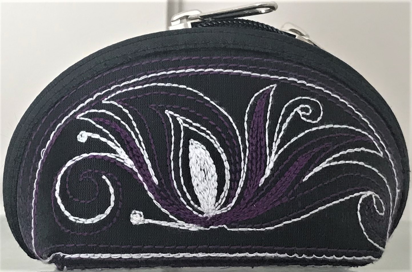 Tari Mini Handmade Coin Purse Vegan Embroidered - Image 8